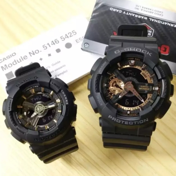 G-Shock Baby G Triple Black & Golden Rose - Picture 5 of 15